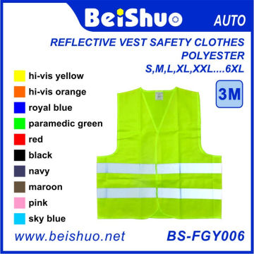 Reflective Vest Safety Clothes 100% Polyester